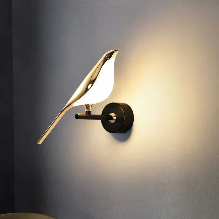 Aluminium Bird LED Wall Light