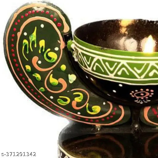 Handicrafty Vinayaka/ Ganesha Ji / Iron Table Decorative showpiece Tealight Candle Holde