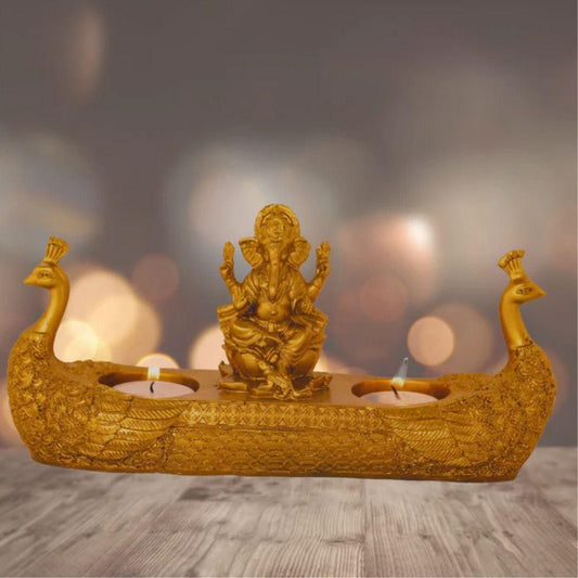 Golden lord Ganesha Idol