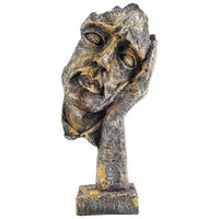 Face Statue Antique Abstract Art Decor