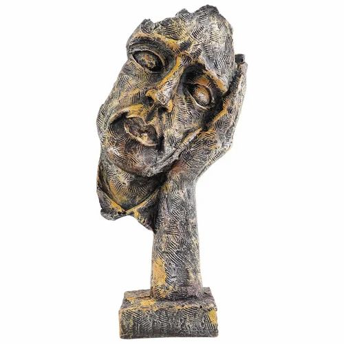 Face Statue Antique Abstract Art Decor