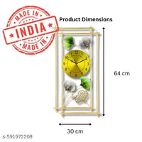 Decorative Wall Clock for Bedroom & Hall – Aesthetic & Timeless Design