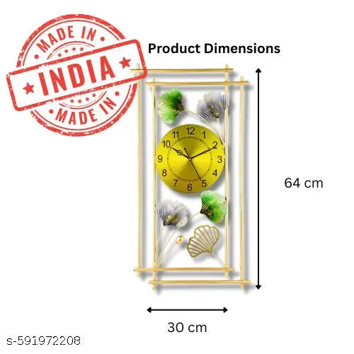 Decorative Wall Clock for Bedroom & Hall – Aesthetic & Timeless Design