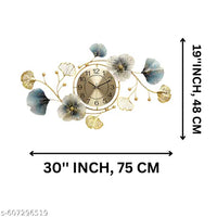 DECORATIVE WALL CLOCK: LARGE METAL DESIGN, ANTIQUE MODERN STYLE, BIG INTERIOR CLOCKS FOR HOME, LIVING ROOM, HALL, OFFICE & BEDROOM DECOR, PREMIUM WALL ART CLOCK