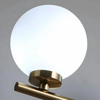 Metal 16cm Double Bulb LED Wall Light, White