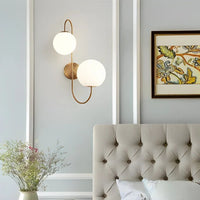 Metal 57cm LED Wall Light, White