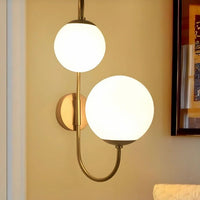 Metal 57cm LED Wall Light, White