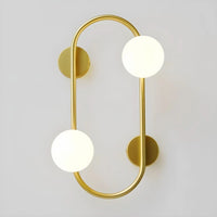 Metal 54cm LED Wall Light, White