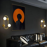 Metal 54cm LED Wall Light, White