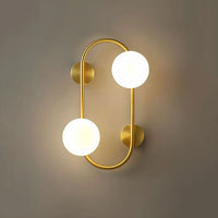 Metal 54cm LED Wall Light, White