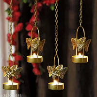 Hanging Butterfly Tealight Candle Holders Combo Pack (Pack of 4)