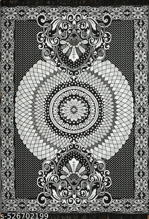 Tijane Cotton carpet  5X7 FEET for living area | Carpet for living hall , room & Kitchen/ Carpet Rugs & Mat Runner/ Non-slip carpet/ Floor Carpet/ Dari | Reactangular