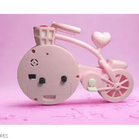 Cycle Shaped Table Clock for Study Table and Bedroom